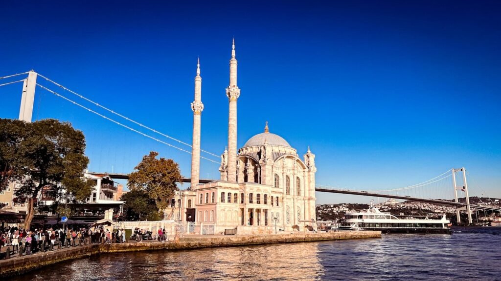 a building with towers and a dome